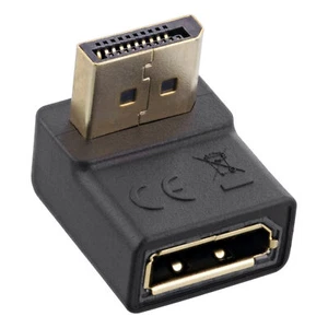 5 x DisplayPort Adapter Stecker zu Buchse unten gewinkelt vergoldete Kontakte IY - Bild 1 von 3