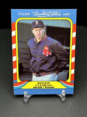 Roger Clemens 1987 Fleer Limited Edition #9 Boston Red Sox - Image 1 of 2