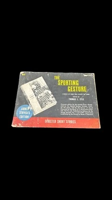 💥 WW2 Armed Services Edition # 832💥THE SPORTING GESTURE 🦅 1934 - Imagem 1 de 4