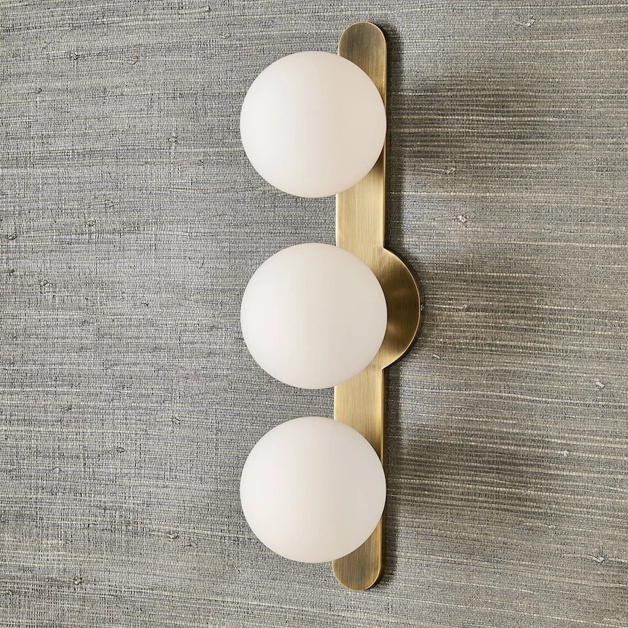 Aplique de 3 luces Uttermost Droplet Mid-Century - 22559 Foto 1 de 1