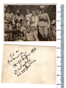 foto 1932 Regio Esercito - Tiri a CREVACUORE del 53° Fanteria del 4° Mitraglieri - Foto 1 di 2