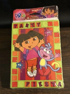 Dora The Explorer Party Fiesta Invitations And Thank You Postcards - Picture 1 of 5