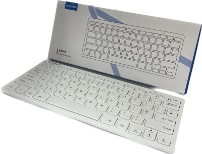 Tecknet EWK 01315 White Wireless Keyboard New - Image 1 of 4