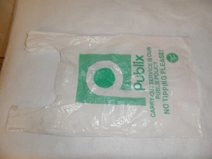 Publix Plastic Shopping Grocery Bag Sack Collectible Vintage - Picture 1 of 3