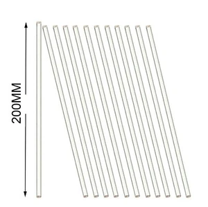 12 Pack Glass Stirring Rods 8" Length for Science Education, Lab and Kitchen Use - Picture 1 of 5