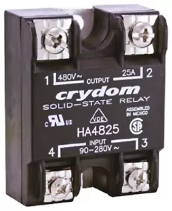 Crydom HD4890-10 90A Solid State Relay Instantaneous Panel Mount 530V Max Load - Foto 1 di 3