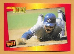 JUAN SAMUEL LOS ANGELES DODGERS #73 - DONRUSS TRIPLE PLAY CASI NUEVO-COMO NUEVO 1992 - Imagen 1 de 2