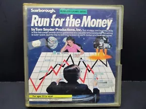Run for the Money, Commodore 64 & Atari 48K, Disk, Scarborough 1987, Never Used - Picture 1 of 10