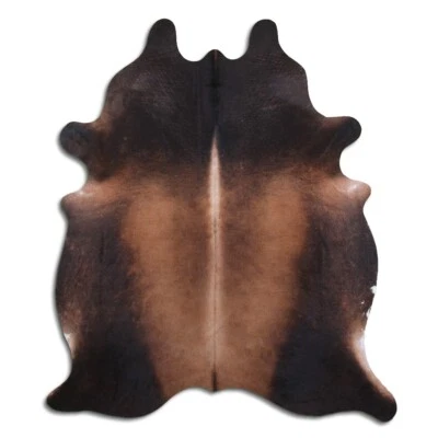 Real Cowhide Rug Tornasol Size 6 by 7 ft, Top Quality, Large Size