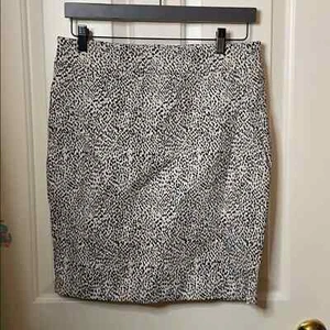 Rachel Zoe leopard pencil skirt size 8 - Picture 1 of 6