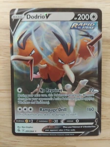 Dodrio V 201/264 Fusion Strike NM Ultra Rare Pokemon Karte - Bild 1 von 2