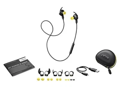 Jabra Sport Pulse Wireless Stereo Headset with Built-in Heart Rate Monitor Black - Image 1 of 4