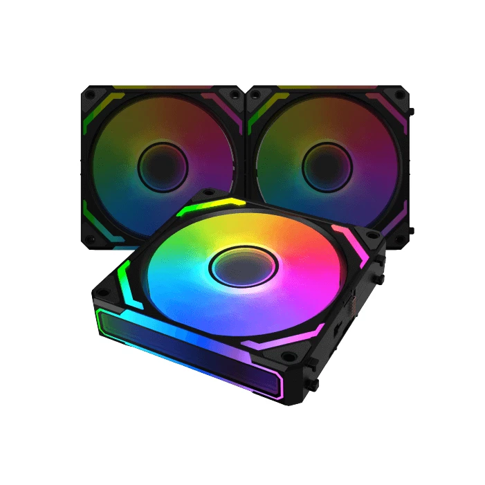 10 item - Xigmatek Starlink Ultra ARGB 120mm 3 Fans Pack Black - Image 1 of 4