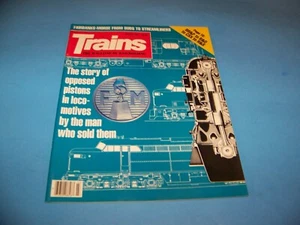 Trains Magazine "The Magazine Of Railroading" Vintage  March 1987  - Picture 1 of 3