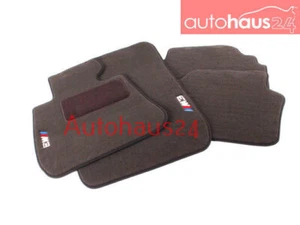Alfombrillas BMW E92 SERIE 3 CUPÉ M3 ALFOMBRILLAS TERCIOPELO NEGRAS GENUINAS OEM NUEVAS - Imagen 1 de 1