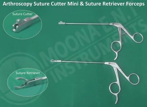 Arthroskopische Chirurgie Nahtschneider Mini & Nahtretriever Pinzette, Orthopädie - Bild 1 von 5