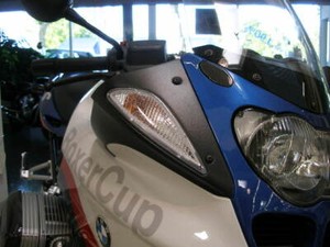 Weisse Front Blinker BMW R 1100 S 1998 bis 2005 clear signals indicators