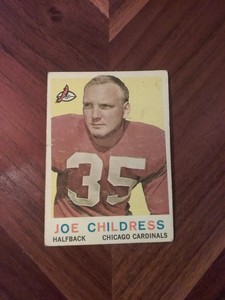 1959 Topps Chicago Cardinals Joe Childress Card 13