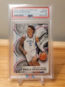 2022 Panini Father’s Day PAOLO BANCHERO Rookie GEM-MT PSA 10 💎 Magic 🏀  - Picture 1 of 2