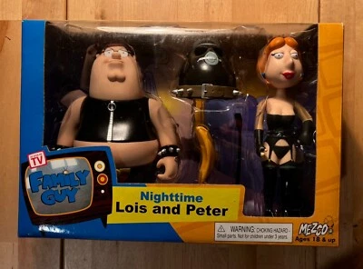 Conjunto de figuras de acción Family Guy Nighttime Lois & Peter Griffin Mezco Toy nuevo en caja Foto 1 de 4