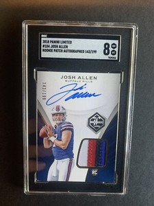 2018 Panini Limited #104 Josh Allen RPA /199 Buffalo Bills 🦬 Invest Now!