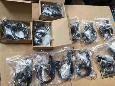 12X Motorola NNTN8459A 1 Wire Surveillance Kit-Black - Image 1 of 3