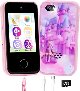 Smart Phone Toy for Kids Age 3-8, Xmas Birthday Gift for Girl & Boy 4 5 6 7 9 - Picture 1 of 7