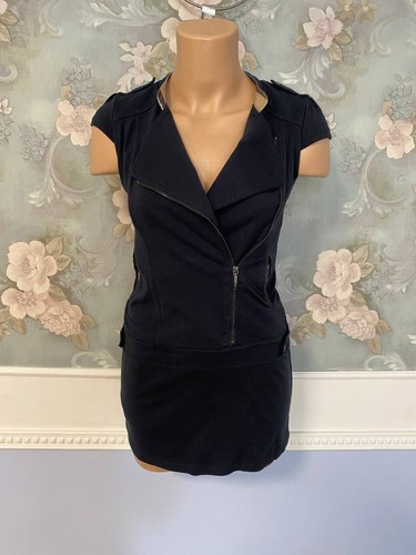 T shirt bambina Burberry abito blu mini taglia 10 Y 138 cm *