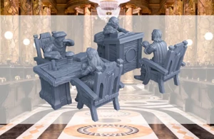 Set 23 - Money Lenders - Scenery Miniatures by Tiny Furniture - Picture 1 of 3