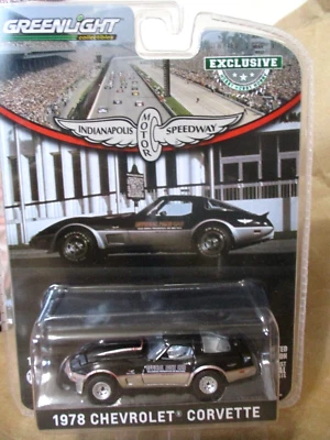 Chevy Corvette Pace Car 1978 Greenlight Indy 500 diecast 1:64 con neumáticos de goma Foto 1 de 4