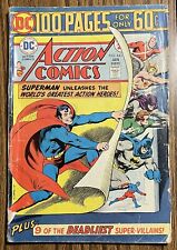 Action Comics #443 (Jan. 1975, DC Comics) Superman, Batman, Adam Strange, Atom