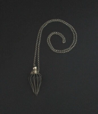 ✅ SPLENDIDA ELEGANTE COLLANA VINTAGE PORTA PROFUMO IN OSSO - 1511 - Immagine 1 di 4