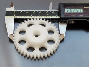 Logan 9 10 11"" torno 40 dientes engranaje de nailon LA-497 7/16 orificio 1/4 hombro hecho en EE. UU. - Imagen 1 de 6