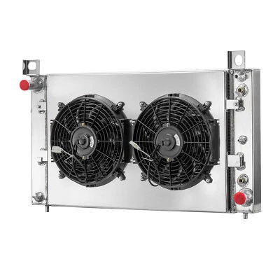 28" 3Row Radiator Shroud Fan Fit 1999-2013 Chevy Silverado 1500 2500 GMC Sierra - Изображение 1 из 4