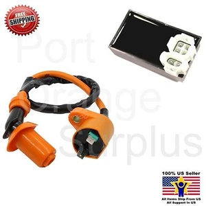 JUEGO DE BOBINAS DE ENCENDIDO CDI YERF PERRO SPIDERBOX GX150 GO KART 150CC (naranja) - Imagen 1 de 1