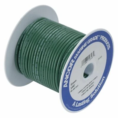 Fil De Cuivre Étainé Ultra Flexible Type 3 12 AWG 100 Pieds Vert 106310 - Photo 1/2
