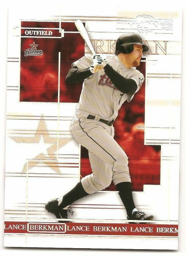 2004 DONRUSS TIMELINES LANCE BERKMAN #6/100 - Image 1 of 1
