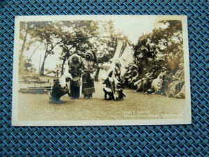 Kilbourn Wisconsin WI RPPC echtes Foto Schwan Tanzständer Rock indisch zeremoniell - Bild 1 von 2