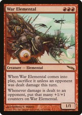 War Elemental Mirrodin MINT Red Rare MAGIC THE GATHERING MTG CARD ABUGames