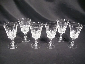 Cristal D'Arques-Durand Tuilleries Villandry Wine Glasses Set of 6 - Picture 1 of 12
