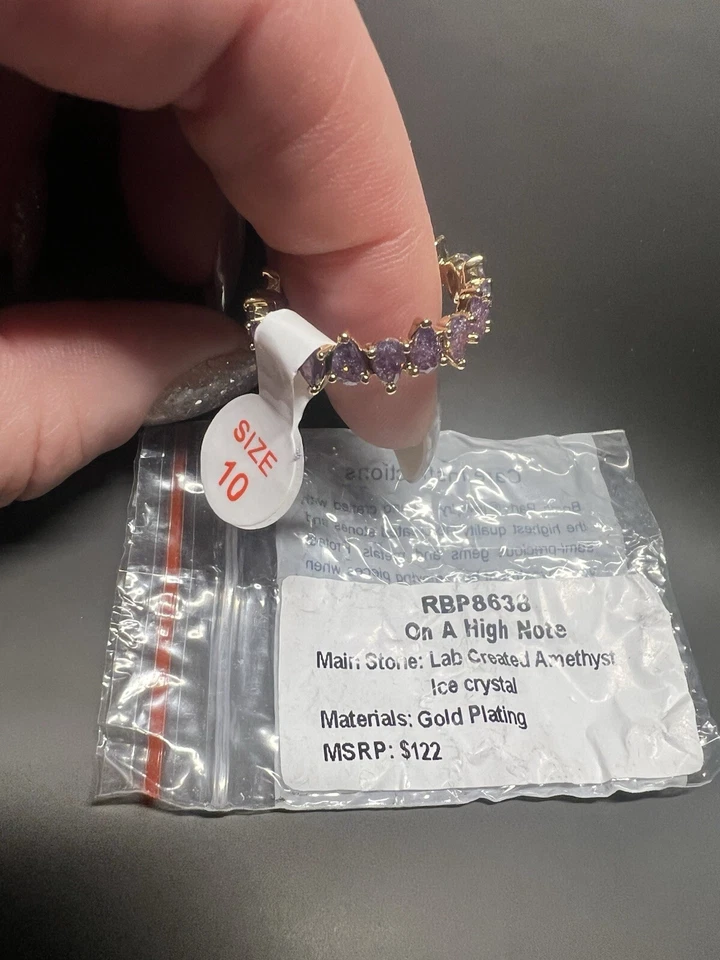 Bomb Party On A High Note Amatista Sobre Oro Foto 1 de 1