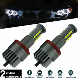 2x E92 H8 160W XTE LED Angel Eyes Halo Rings For F01 F02 328i 335i 528i 535i X5 - Bild 1 von 8