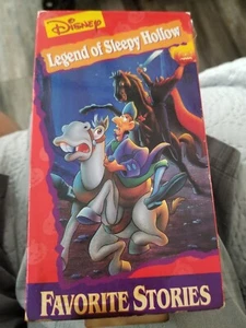 Disneys Favorite Stories - The Legend of Sleepy Hollow (VHS W/ Free Storybook - Picture 1 of 2
