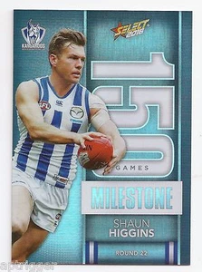 2016 Select Footy Stars Milestone (MG59) Shaun HIGGINS North Melbourne - Picture 1 of 1