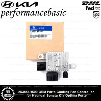 Controlador de ventilador de refrigeración 253854R500 piezas OEM para Hyundai Sonata Kia Optima Forte Foto 1 de 4
