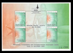 Indonesia Mahatma Gandhi Special Edition Souvenir Sheet MNH Baliphex 2022 - Picture 1 of 1