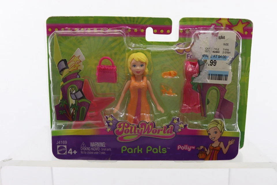2006 Polly Pocket Mattel #k9440 DANCE 'N GROOVE Club Shani check out her moves