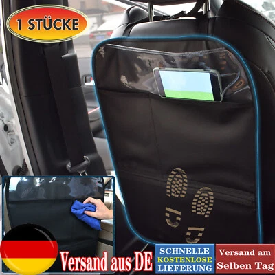 Leder Auto Rücksitzschoner Rückenlehnenschutz Sitzschoner Kindersitzunterlage DE - Bild 1 von 4