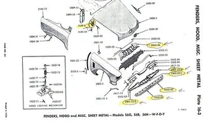 1956 Studebaker parts front end parts SEE PICTURE - YOU Choose - Picture 1 of 6