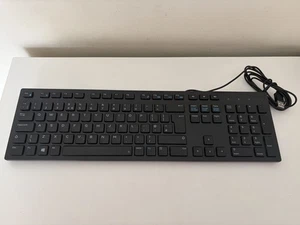 Genuine Dell KB216T Slim QWERTY- English UK USB Keyboard - Picture 1 of 2
